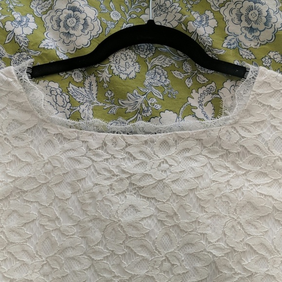 NWT Diane Von Furstenberg Ivory Zarita Lace Dress - Picture 5 of 8